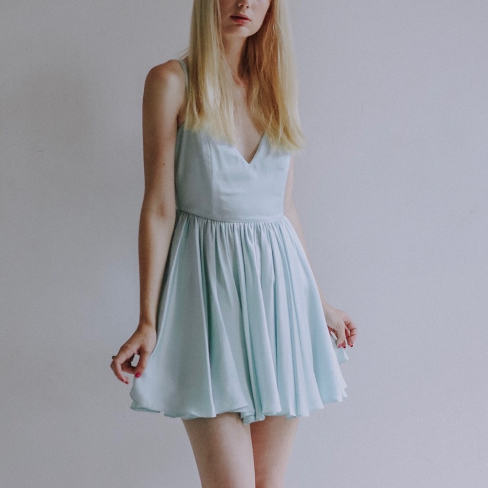 Aqua Designer cocktail dress - Leanne Marshall